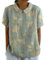 Halbarm Shirt Damen Sale Leinenbluse Damen Art Floral Rundhals Lose Pullover Top Freizeithemd T-Shirt Tshirt Damen Rundhals 2024 Button-Down Kurzarm, Sommer Herbst Duftende Oberteil Damen Pink Sale