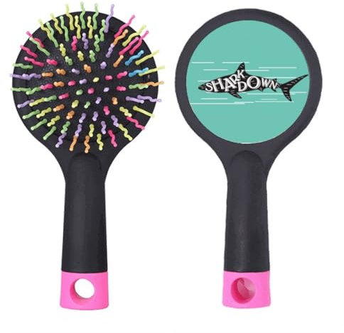 Shark Drop Outline Swimng Salon Entwirrende Haarbürste Kissen Basis