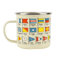 Gift Republic Nautische Flaggen Emaille Tasse Outdoor Camping Tasse 500ml Metall Kaffeetasse Segeln Geschenkidee Nautisches Design