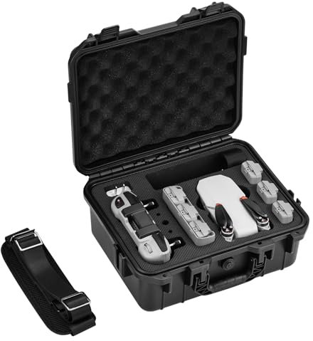 BRDRC Mini 4K 2 SE Koffer Tasche, Hardshell Wasserdicht Hard Case Bag für DJI Mavic Mini 2 SE/Mini 4K/Mini 2 Fly More Combo Drohnen Zubehör