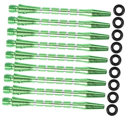 WOONEKY 20pcs Standard Screw Thread Shafts Aluminium Alloy Darts Accessories Metal Stems Alloy Pole Rod Throwing Toy for Darts