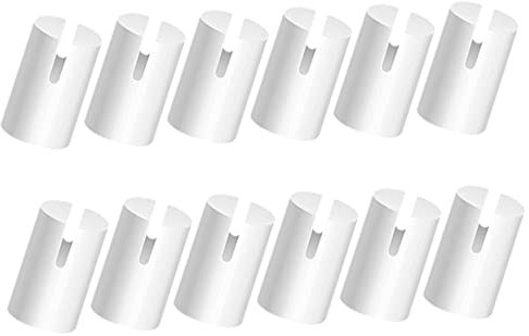 Vaguelly 12pcs Banjo Nut Replacement Cattle Bone Banjo String Nut for Music Accessories