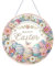 FONDUO Diamond Painting Ostereier, Tür Kranz Diamond Painting Ornamente Hängende, DIY Ostern Hase Ostereier Diamant Malerei, Frühling Fensterdeko Geschenk, 5D Diamond Painting Ostern Ei Deko (G)
