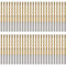 Juego Broca Perforación, 50 Piezas 1/8 Pulgadas Alta Velocidad Acero Saw Bit para Madera, Plástico, Fibra Vidrio, Placa OSB, Corte Panel Pared Aluminio, con Estuche (GOLD)
