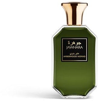 Jawhara Collection Amberwood Nomad Unisex Eau de Parfum, Ambery Fougère Fragrance, With Cardamom, Leather Accord & Labdanum, 100ml