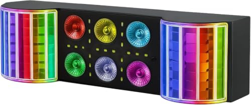 N-Gear Party Bar Three Barra de Luces LED PAR Derby RGBW DJ con Trípode