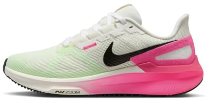 NIKE Air Zoom Structure 25 Men's Trainers IB7451 (Sail/Sequoia/Hyper Pink 100) UK 7.5 (EU 42)