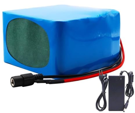 12V 30Ah Lithium Battery with BMS Protection Electric Bike Battery with Charger 3S12P Li-Ion Battery Pack, Electric Scooter Battery XT90+JST