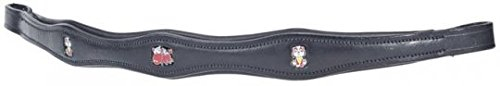 BUSSE Trense MOTIV, Pony, schwarz/Motiv-rot