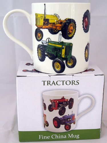 Vintage Tractor Fine China Mug in Presentation Gift Box
