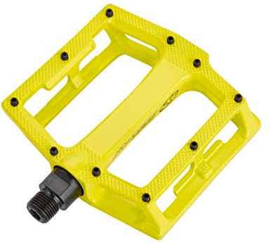 Reverse Super Shape 3D Flat Fahrrad Pedal gelb