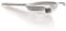 Ibili 734310 Passoire maille plastique 10 cm, Blanc