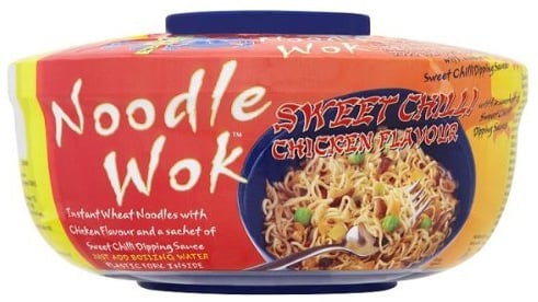 Blue Dragon Noodle Wok Sweet Chilli Chicken Flavour - 12 x 76g