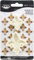 JEM 1102EP013 Lot de 2 Moule en Forme de Fleur de Lys pour Décoration de Gâteaux, Plastique, Blanc, 6 x 2 x 6 cm 1102EP013