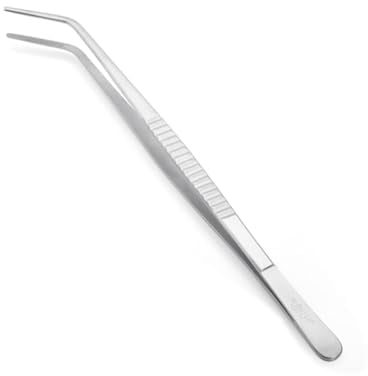 De Buyer - Pince embout coudé en inox de présentation - 30 cm -, Gris