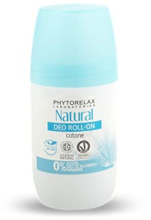 PHYTORELAX 87575 Natural Desodorante Roll-on Sin Alcohol 50ml for Adults, Ideal for Everyday use, 50ml, Natural