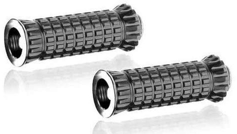 Puig 9193P Footpegs CNC machined aluminium, Silver