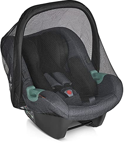 ABC Design Moskitonetz Tulip - Insektenschutz für Babyschale Tulip - feinmaschig - Farbe: black