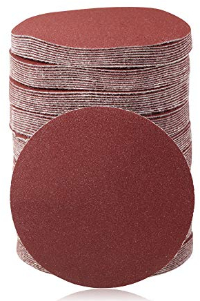 SPEEDWOX 100 discos de lija de grano 180 de 7,62 cm para taladro de madera, herramientas rotativas sin agujero