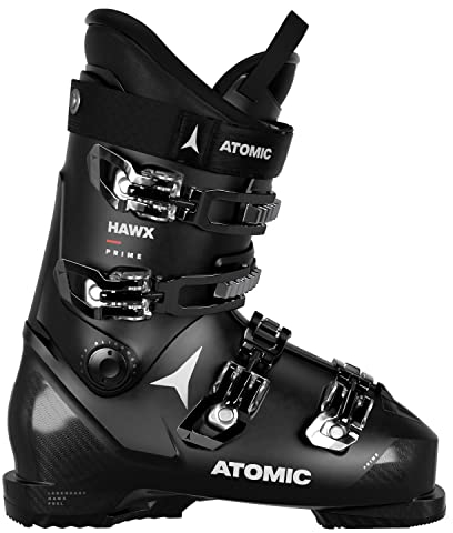 ATOMIC HAWX PRIME Skischuhe - Größe 25/25.5 - Alpin-Skischuh in Schwarz - Boots mit 3D Knöchel & Ferse für präzisen Sitz - mittelbreite Skistiefel für Ski-Anfänger