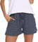 Lovasy Bas de Pyjama Femme Short de Pyjama d'été en Coton à Carreaux Léger Short de Nuit Grande Taille,Bleu,L