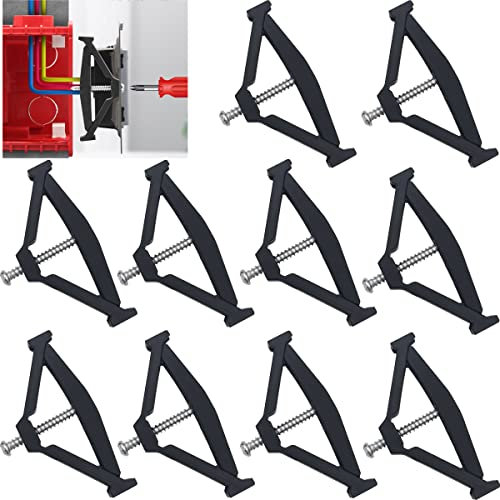 CTRICALVER 86-A type Cassette Vis Support Rod Kit, Outil de réparation de boîte de commutation à montage mural, Pour 86 typeInterrupteur De Plaque Murale (10 ensembles)