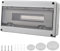 Caja Estanca Exterior Electrónica IP65, 18 Modulos, Caja Cuadro Electrico Superficie de Superficie de Plástico ABS, Caja de Distribución Eléctrica Para Empotrar