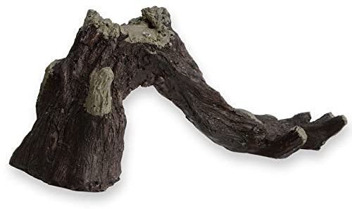 Uotyle Aquarium Deko Aquarium Baumstamm Non-Toxic Aquarium Holz Harz Aquarium Dekoration Zubehör Für Fische