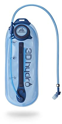 Gregory 3D Hydro 3L Day Hiking/Backpacking Hydration Water Reservoir/Bladder, Optic Blue