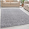Giancasa Hochflor Teppich Wohnzimmer 300x400 cm Hellgrau - Flauschiger Shaggy in vielen Farben für mehr Gemütlichkeit in deinem Zuhause - Ideal für Flur und Schlafzimmer