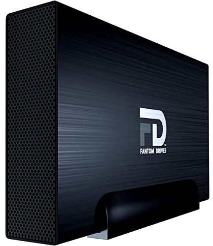 Fantom Drives GFORCE 3 Pro Disque dur externe 22 To 7200 tr/min Aluminium Noir USB eSATA GFP22000EU3