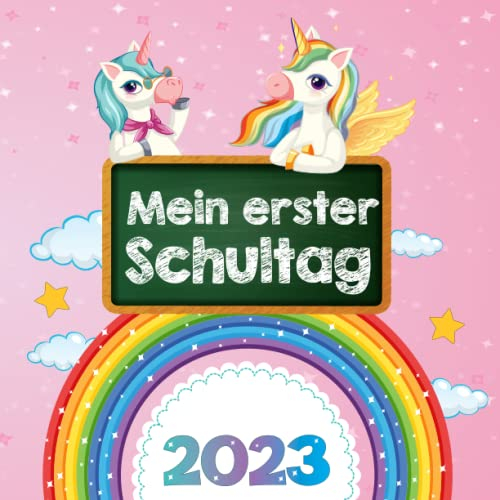 Meine Einschulung Erinnerungsalbum zum Schulanfang: Fotoalbum zum Schulanfang für Jungen & Mädchen | Endlich Schulkind: Mein erster Schultag Gästebuch