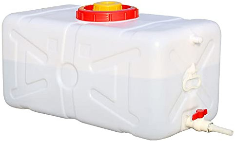 Rete Mimeti Grande Contenedor Portatil De Agua 100l BidóN PláStico con Grifo PláStico Grueso Contenedor De Almacenamiento De Agua Principalmente Agua Potable Al Aire Libre O DoméStica(Size:25L)