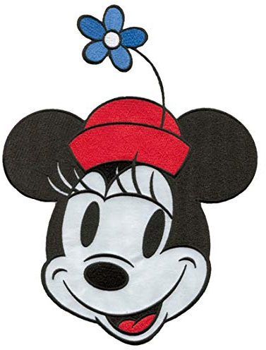 Comercial Mercera Mickey Mouse 90 Anni Xl 03 Minnie Anni Novanta Edizione Speciale Disney - Toppe Termoadesive Patch Toppa Ricamate, Misura: 18 x 23 cm