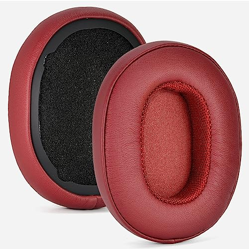 Crusher Evo Earpad,Replacement Ear Pads Compatible with Skullcandy Crusher Wireless Crusher Evo Crusher ANC Hesh 3 Headphones Ear Cushions, Headset Earpads, Ear Cups Repair Parts-Red
