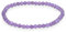 Lebensquelle Plus Mini Kugelarmband | 4mm | Hochwertiges Edelsteinarmband (Amethyst)