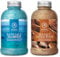 Badesalz Set Meeresbrise & Sandelholz 2х600g - Natürlichem Ätherischen Orangenöl - Calendula-Extrakt - Meersalz mit Natürlichen Sandelholz und Zimtöl - Aromatherapie - Körperpflege - Entspannung