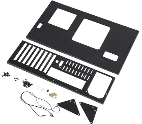 PC-Gehäuse ATX, DIY-Gaming-Computergehäuse für ATX M ATX ITX-Motherboards, Computer-Open-Chassis-Rack, DIY-Motherboard-Rack Mine-Rack-Unterstützung X79 X99 Dual-Server-Mainboard