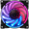 80mm Fan, PWM 5V ARGB Case Fan, RGB Fans, 7 Blades MFDB Hydraulic Bearing PWM Intelligent Temperature Control 800‑2500RPM PC Case Fan