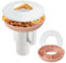 JeiibrZui Silicone Snack Dishware Bowls Cup with a dust cover Tumbler Cup Tray with Silicone 4 Compartments, Boot and Straw Cover caps,Snack for Car and Movie Theater