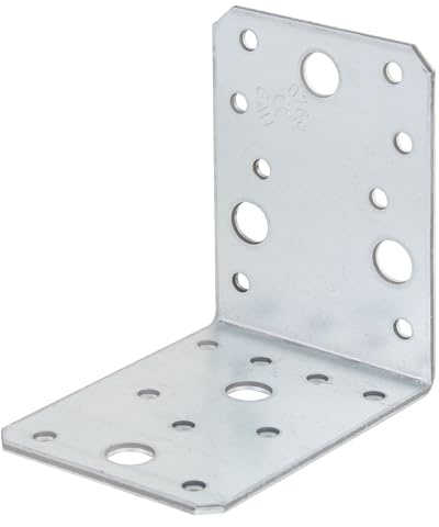 Alberts 836306 Winkelverbinder | sendzimirverzinkt | 90 x 90 x 65 mm | 25er Set