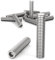 ORTAVA 10 Stück Madenschrauben, Gewindestifte M6 x 30 mm DIN 913 / ISO 4026 mit Innensechskant (ISK) und Kegelkuppe, Madenschraube Edelstahl(Silber)