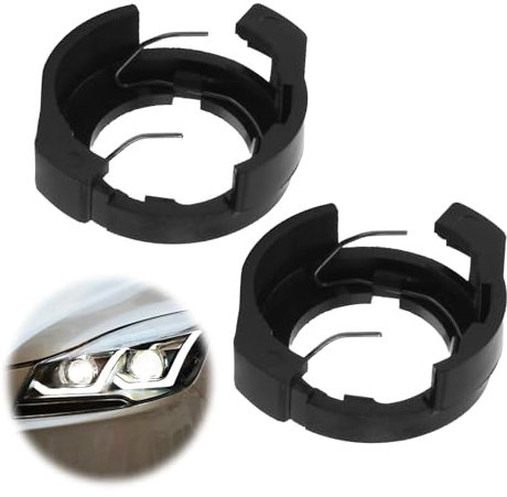 2Pcs Adaptateurs De Fixation Pour Ampoule De Phare H7 Led Base d'Ampoule Des Clips Adaptateur Pour Ampoule Xénon Et Kit Full Led H7 compatibles avec Ford Kuga VW, 3C 2009, Touran Megane 4, A6