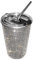 Anyhot Gobelet isotherme en acier inoxydable bling 560 ml - Gobelet isotherme pour voiture - Avec paille et strass Decekl - Tasse à café à emporter - Anti-fuite - Pour café et thé - En déplacement