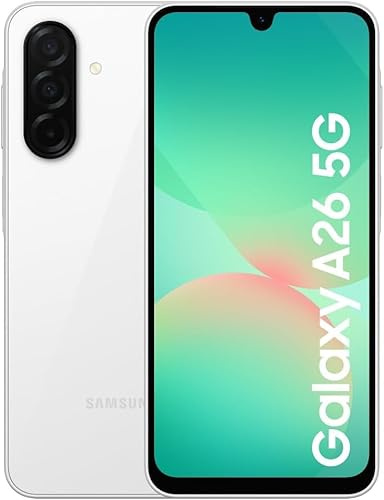 Samsng Galaxy A26 5G Smartphone, Awesome Intelligence, 8GB Memory, 128 GB Storage, 50MP Camera (White)
