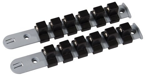 Silverline 427718 Socket Storage Rail Set 2pce 1/2