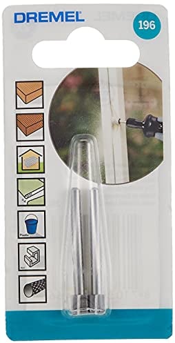 Dremel 196 - Juego de accesorios para fresar, 2 fresas de alta velocidad en forma de cilindro con un diámetro de trabajo de 5,6 mm