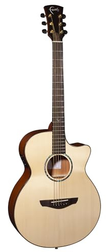 Faith Guitars Natural Venus Auditorium Electro Acoustic Guitar