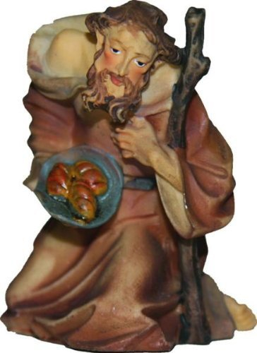 Schäfer kniend, geeignet für 11cm Figuren, handbemalen