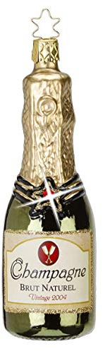 Inge-glas Christbaumschmuck Flasche Champagner